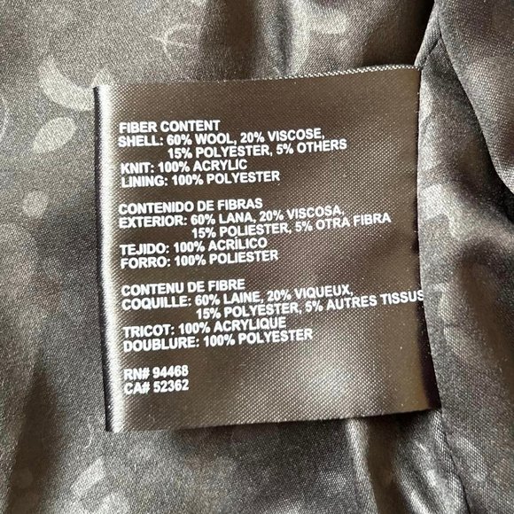 Size Large Women's Buffalo by David Bitton Black Jacket Button Front, Collared, - Picture 8 of 10